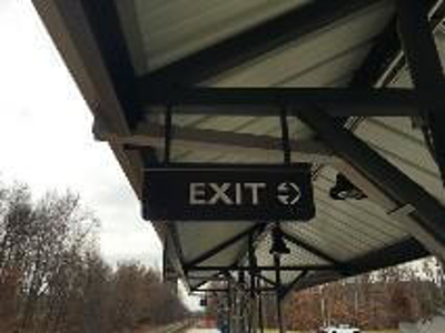 Exit sign Photo