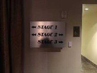Directory sign on the wall Photo
