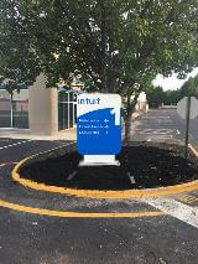 Wayfinding sign for intuit Photo