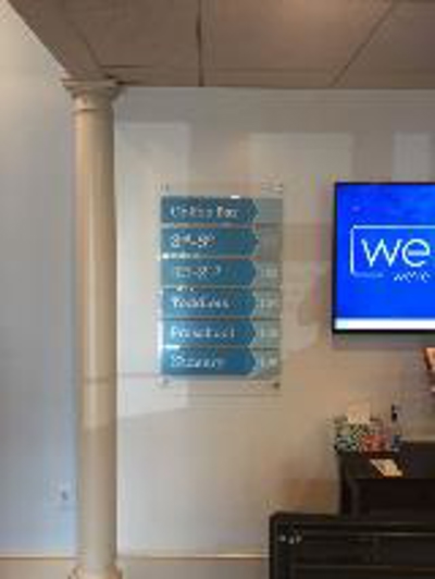 Directory sign on the wall Photo