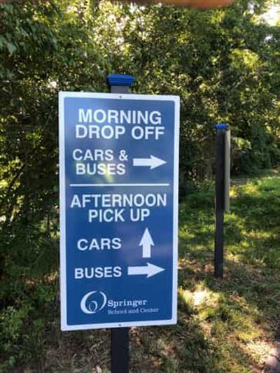 Parking lot directions Photo