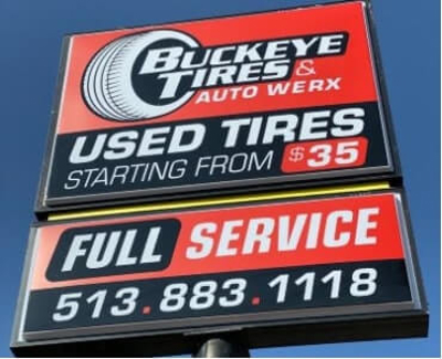 Buckeye Tires signage Photo