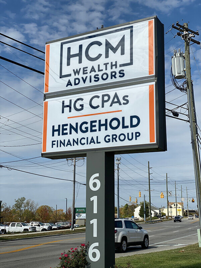 HCM Wealth Advisors wayfinding signs Photo