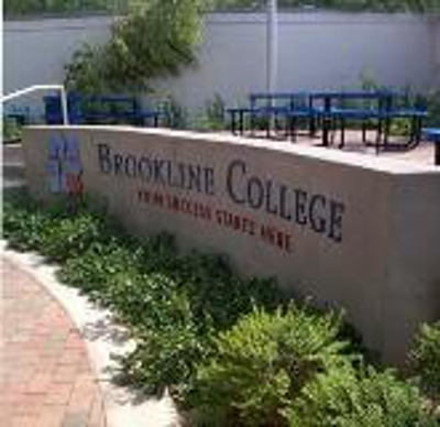 Brookline college dimensional sign Photo