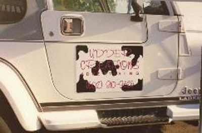 Upper creations magnetic sign Photo