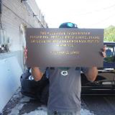 Tactile plaque Photo