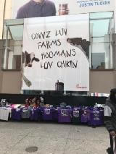 Custom banner on the building Photo