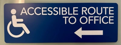 ada signage Photo