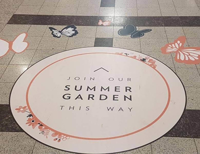 Summer Garden floor graphics Photo