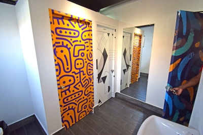 Interior door decoration Photo
