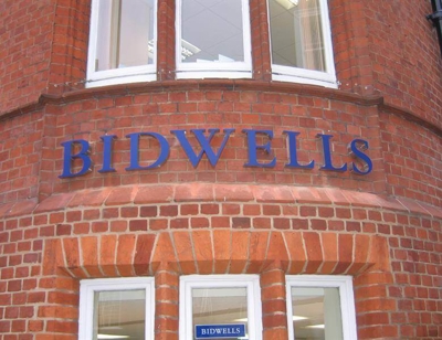 Bidwells Building signage Photo