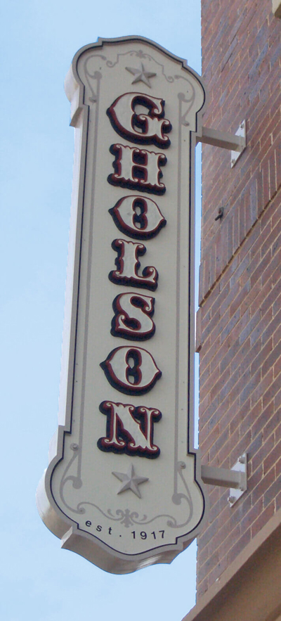 Gholson sign Photo