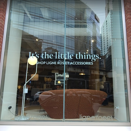 Ligne Roset Window Graphic