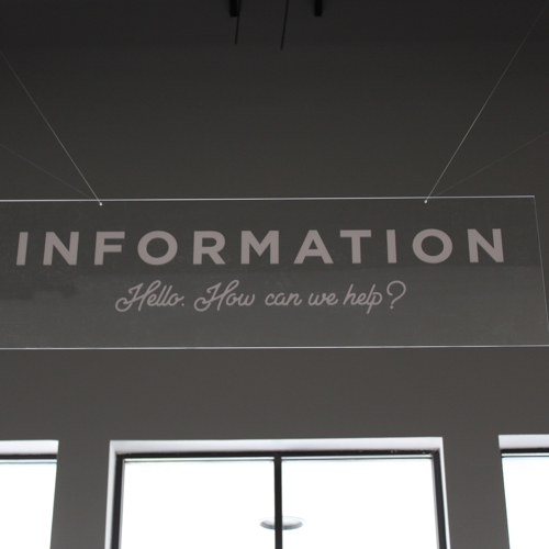 Grace Church Information Sign
