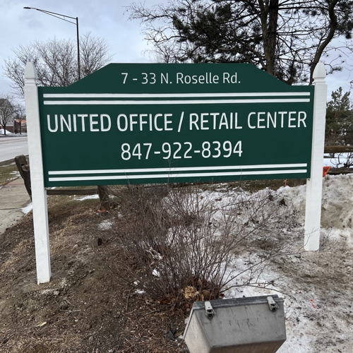 Exterior Signage for United Office / Retail Center