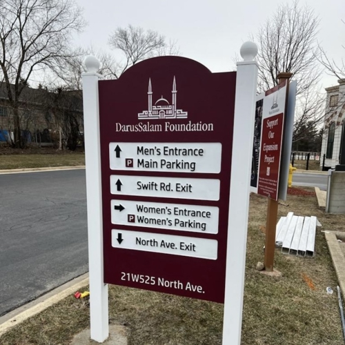 Wayfinding Sign for DarusSalam Foundation 