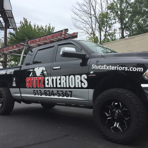 Stutz Exteriors Truck Graphics