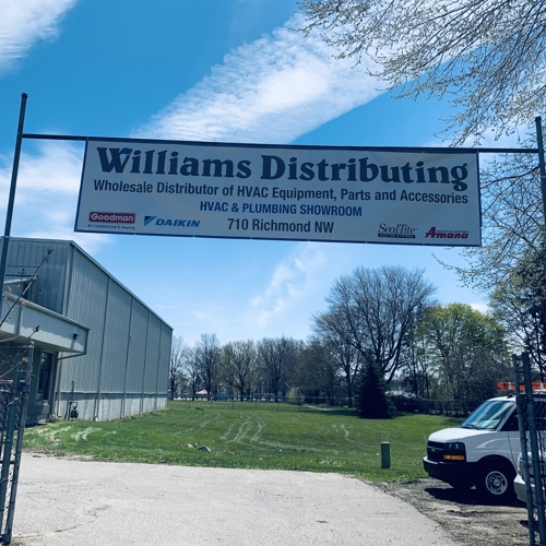 Banner for Williams Distributing 