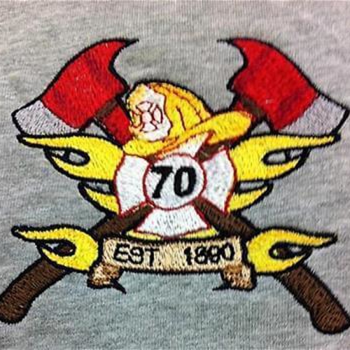 Custom embroidered logo