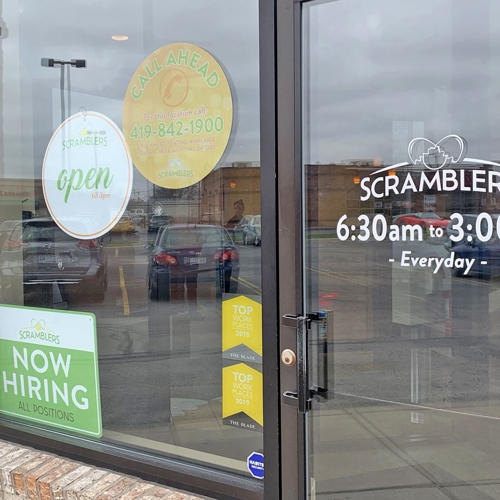Window Business Hours Graphic