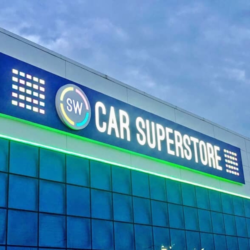 Car Superstore Sign