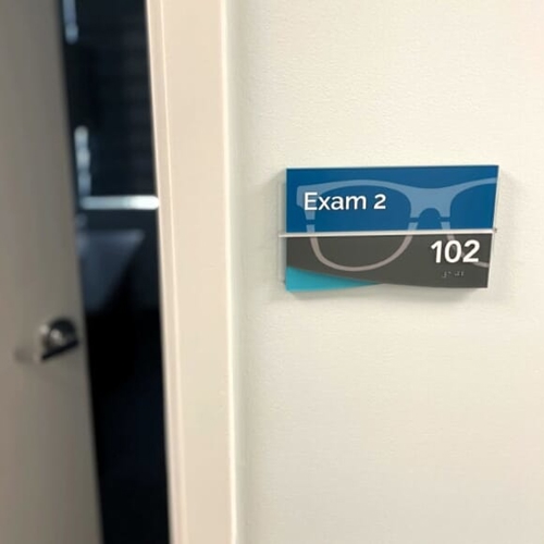 Optical Custom Acrylic ADA Sign