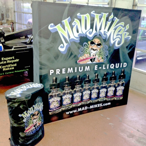 E-Liquid Podium Sign
