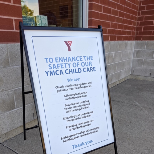 Childcare Safety A-Frame