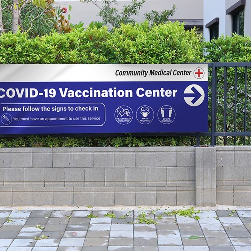 Vaccination Center Banner