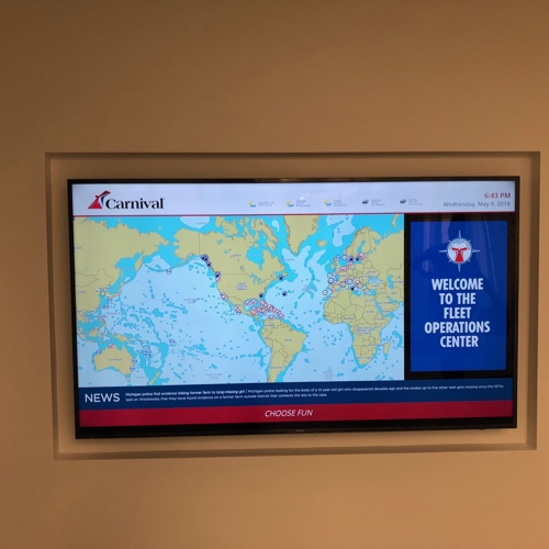 Cruise Digital Display Board