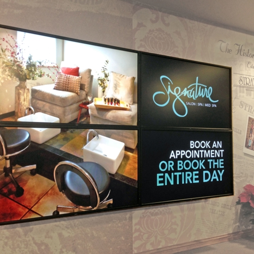 Salon digital Display Board