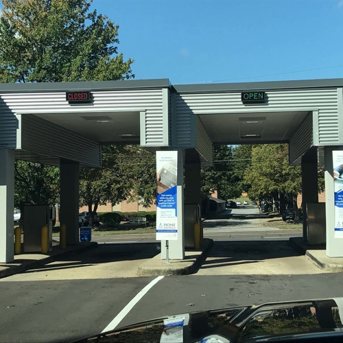 Bank Banner Stand