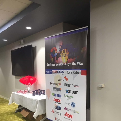 Business Vendors Bannder Stand