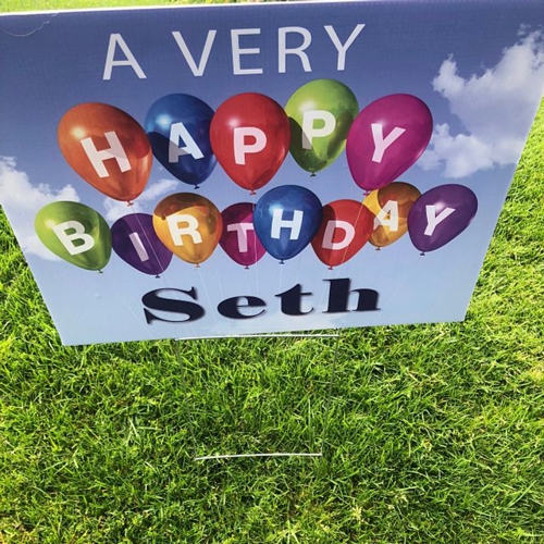 Birthday Yard Sign
