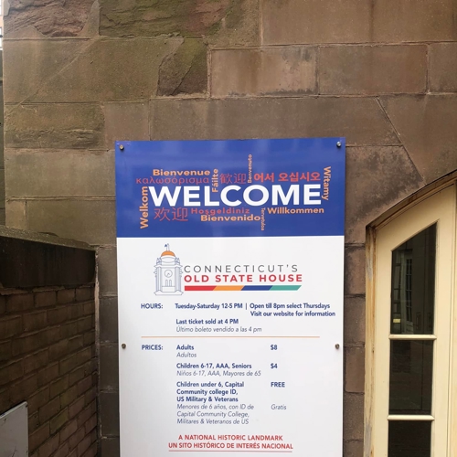 Flat Metal Signs