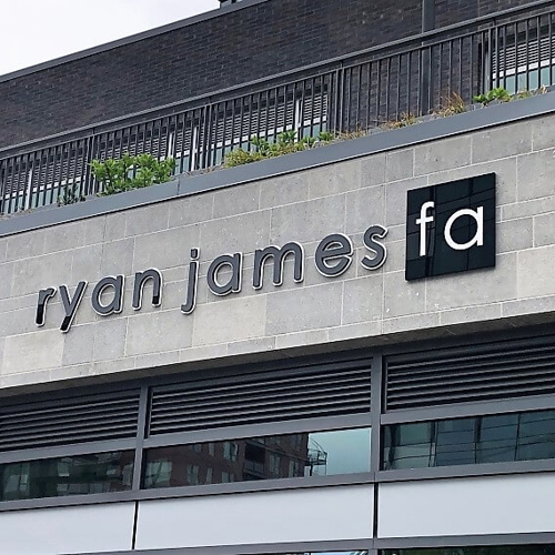Dimensional building sign