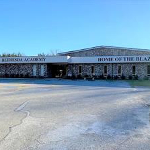 Bethesda academy signage on the building