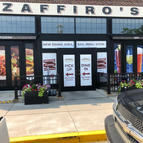 Zaffiro's bar business signage  on the store