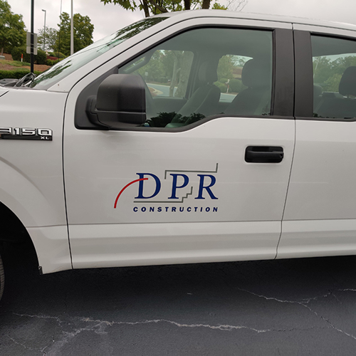 vehicle wrap with DPR graphics