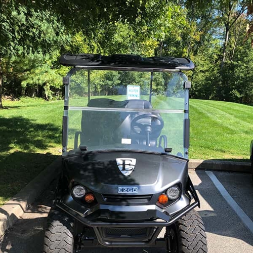 Golf Cart Vinyl Lettering