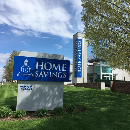 Home Savings Monument Sign