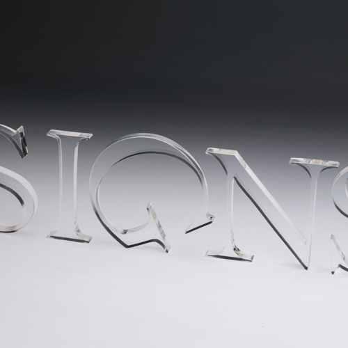 Engraved acrylic Signs