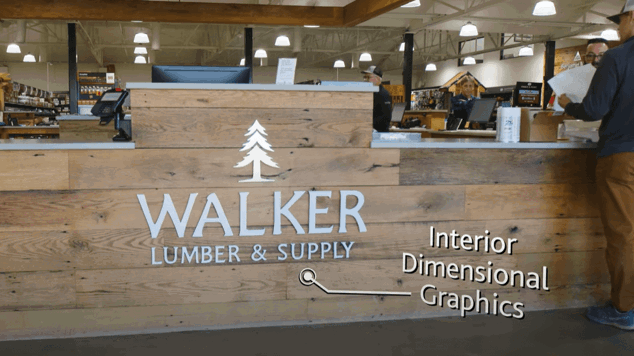Walker Lumber Dimensional Graphics