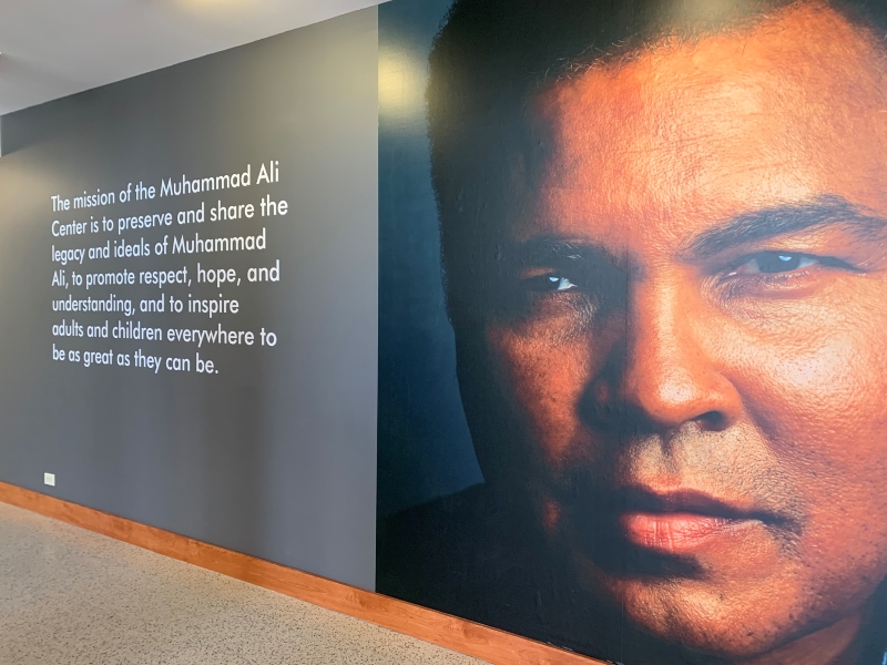 Muhammed Ali Center Wall Mural