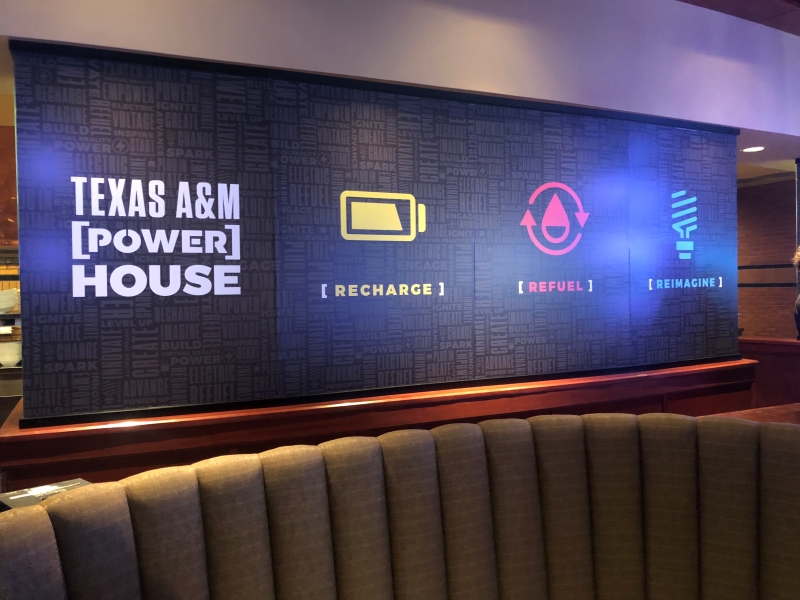 Texas A&M Power House Wall Sign