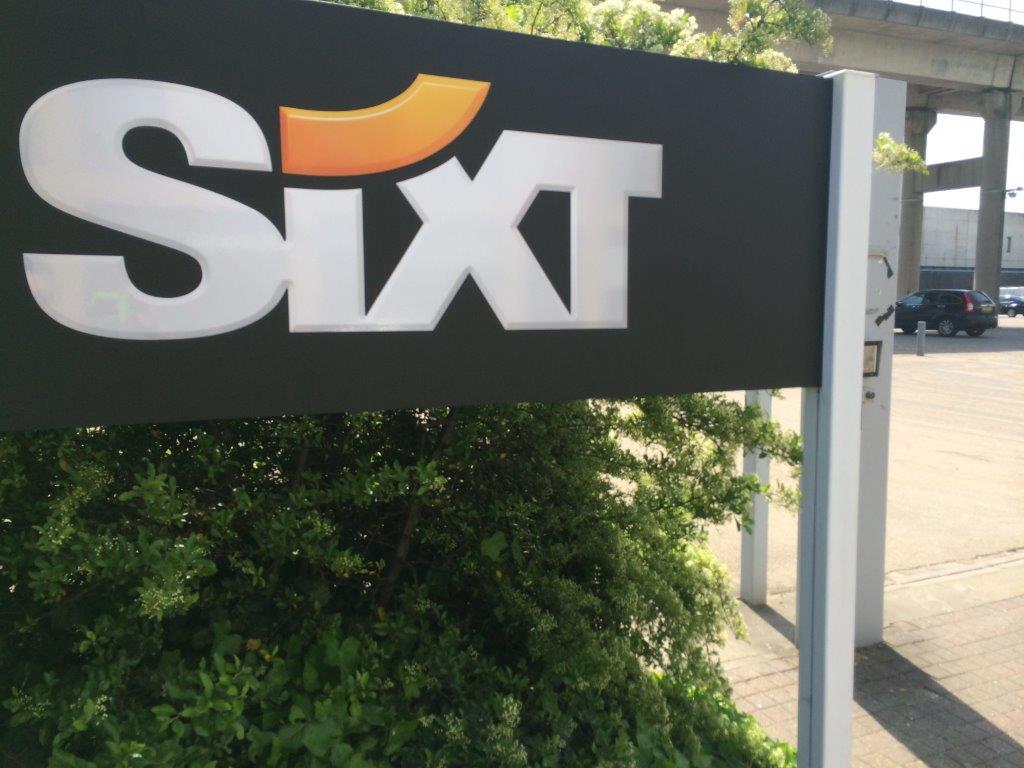 Sixt London Airport Sign