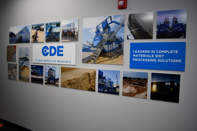 CDE Global Wall Signage