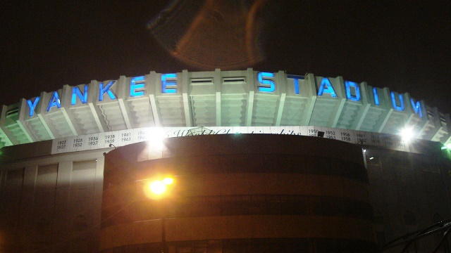 The original signage of Yankee Stadium