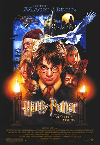 A poster for the movie Harry Potter and the Sorcerer's Stone