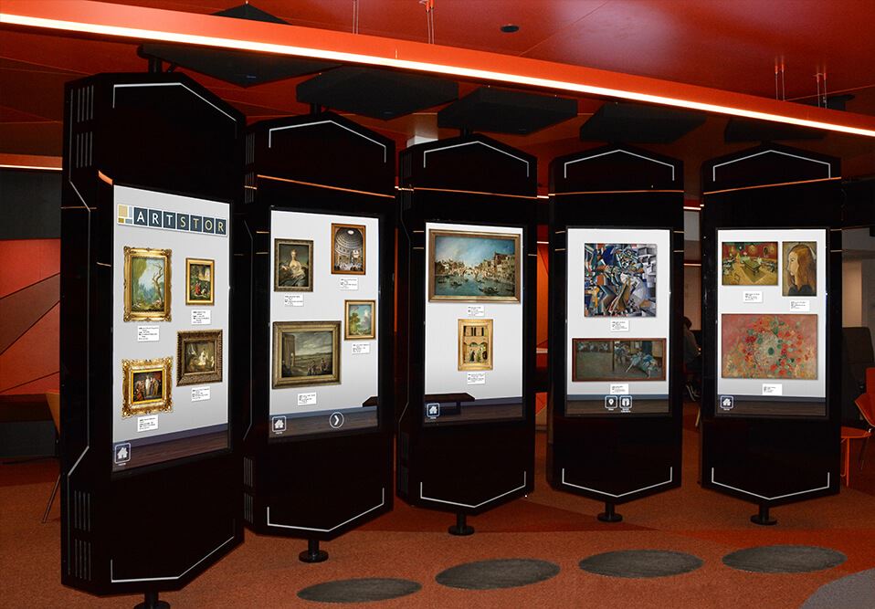 Touch screen displays at Deakin University